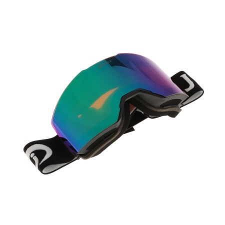 Premium mask glasses, for motorcycle, removable two-layer glass, two colors orange, green-8