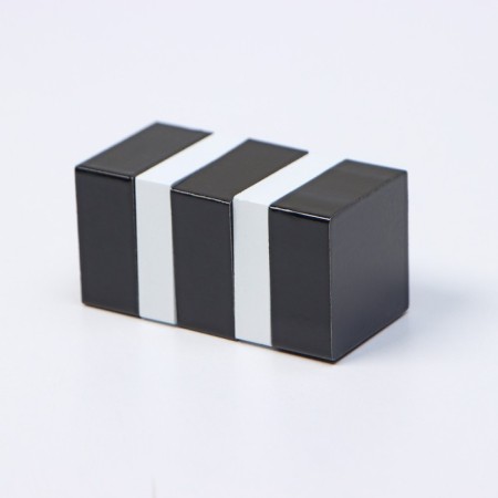 Tip on the cornice d = 19 mm "Crocus", the color is black-1