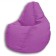 The pear-pear chair is positive real a, size m, diameter 70 cm, height 90 cm, velor, purple color
