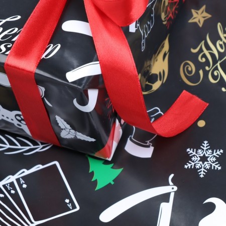 Glossy packaging "Brutal Santa", 70 x 100 cm, 1 sheet-6