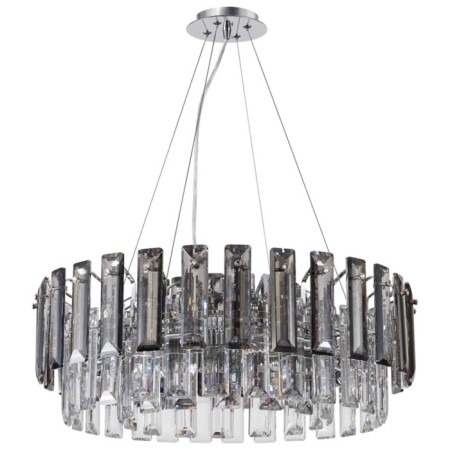 Suspended chandelier Stilform ton 8xe14 40w, size 60x60x60-120 cm, color chromium