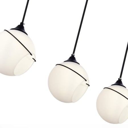 Suspended EVOLUCE lamp. Sle103143-03. Satturo. 3x60 watts, E27, 65.5x15x120 cm, black color-5