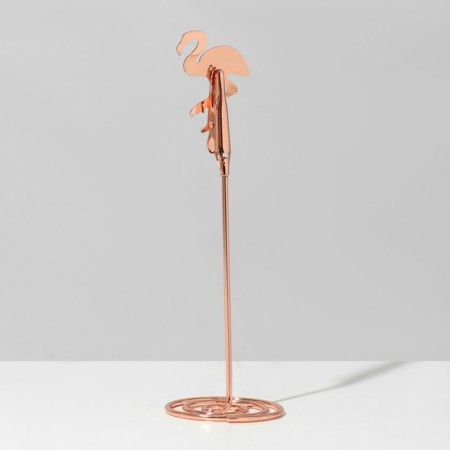 KEALLECTION COMPENTER WITH CLINE "Flamingo", 5.5 × 5.5 × 15 cm, color pink gold-2