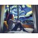 Picture on numbers in the tube "with a view of the starry night", 30 x 40 cm