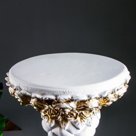 Column "Rose" white gold, 85x40x40cm-1