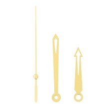 A set of 3 arrows for 55/70/77 mm watches, packing 10 pcs, gold