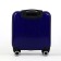 Small suitcase 20 "On a zipper, code lock, 4 wheels, blue color