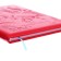 School diary, 5-11 grade, PVC Cover "Butterfly", Red