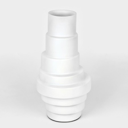 Vase for flowers "Geometry" Polystone, 17 x 17 x 36 cm-1