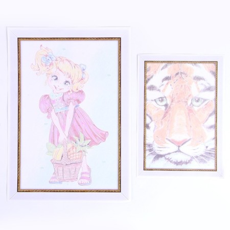 Set for creativity. Pencil's pencil coloring Pencil by Number "Fashionista"-2
