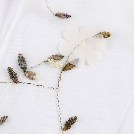 Carnival accessories, white, flowers-6