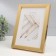 Photo frame Plastic "Mira" 15x21 cm, 641811 gold (plastic screen)