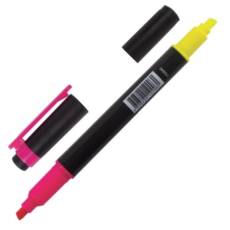 Bilateral Marter Marker 4 mm, Brauberg, lemon/pink-1