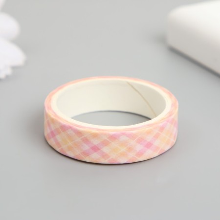 Adhesive tape Paper "Bright Summer" Width 1; 1.5 cm winding 3 m set 8 pcs-2