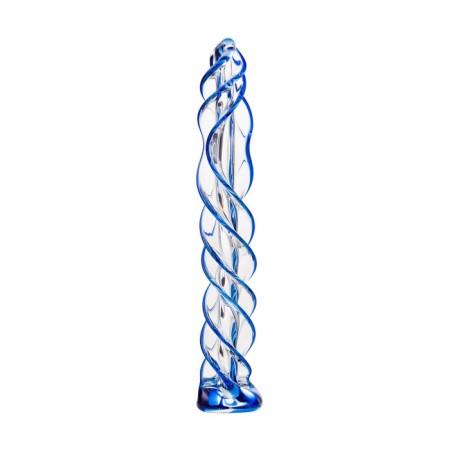 Unrealistic phallimitator Sexus Glass, glass, transparent, 18.5 cm-1