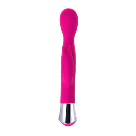A vibrator with a clitoral stimulant Jos Loly, Pink, 21.6 cm-1