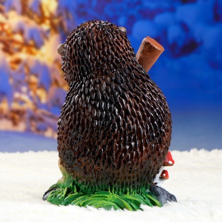 Garden figure "Hedgehog with a shovel" 22x22x31cm-5
