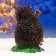 Garden figure "Hedgehog with a shovel" 22x22x31cm