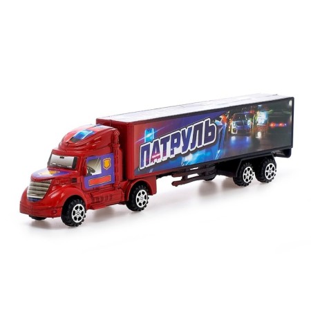 Inertial “Police” truck, mix-3