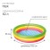 Rainbow inflatable pool, 102 x 25 cm, from 2 years, 51104 Bestway