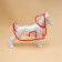 Dog raincoat, size L (DS 30, OG 41-46, Osh 42 cm), red