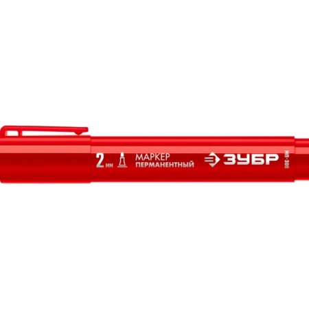 Building bison MP-300 06322-3, permanent, pointed, 2 mm, red