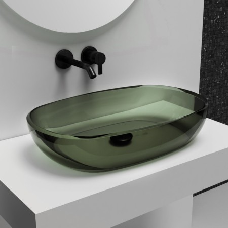 ABBER KRISTALL AT2805Vesuvian, invoice, 600x400x155 mm, transparent, olive