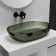 ABBER KRISTALL AT2805Vesuvian, invoice, 600x400x155 mm, transparent, olive