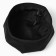 Beret, black color, rr 56cm