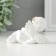 Polystone souvenir "Snowty angel hugs heart with patterns" 9x4.5x5 cm