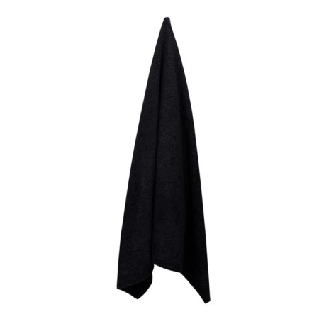 Terry towel "Mona", 400 grams, size 50x100 cm, black color-1
