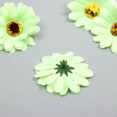 A bud on the leg for decorating "Chrysanthemum-facel green" d = 5 cm-1