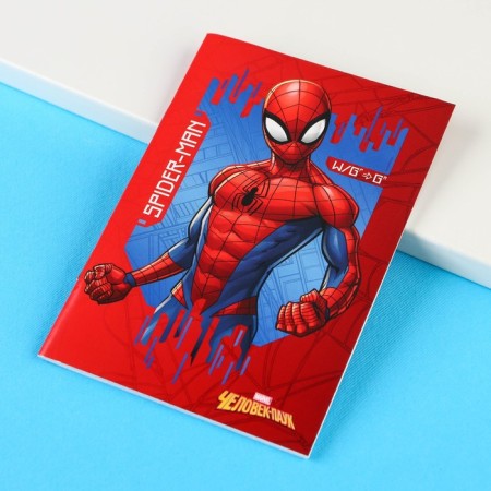 Notepad A6 32 liters on the paper clip superhero-2