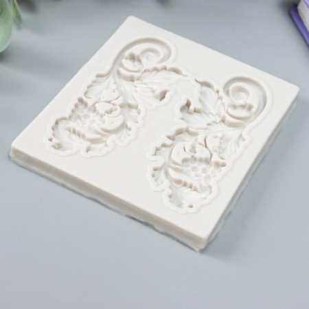 Mold Silicon "Grape branch" 2 items 7.8x7x0.6 cm-1