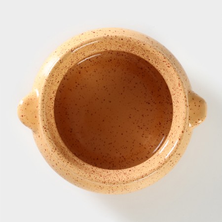Ceramic Karakum baking pot, 500 ml, D = 11 cm-3