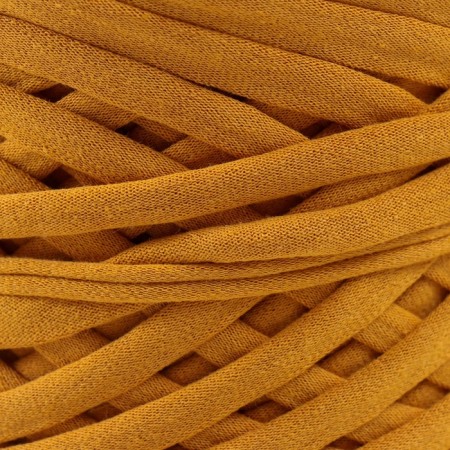 Knitted yarn, width 7-9 mm, 100m/295 gr ± 10% (18 - mustard)-2