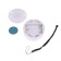 LED lamp with a motion sensor, circle, 6 LED, 2 watts, from bat. 3*aaa, 6500k, white 942457