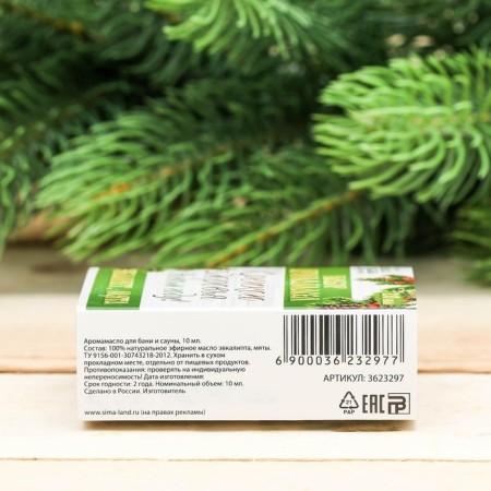 Set 2 aroma machine 10 ml of "good health in the new year!" Eucalyptus, mint-4