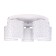 Traforato chandelier, 5x40W E14, white