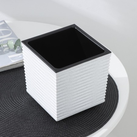 Kashpo with the insert "Style", 1.5 l, color marble-2