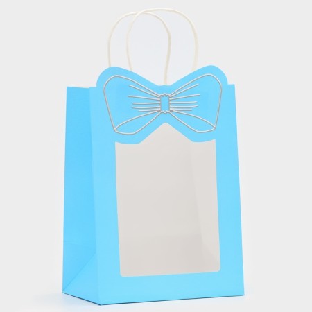 Gift package with the eye "Bant", 19 x 26 x 13 cm, blue-1