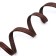 Leather leather single -layer long, 2 m x 1.6 cm, brown