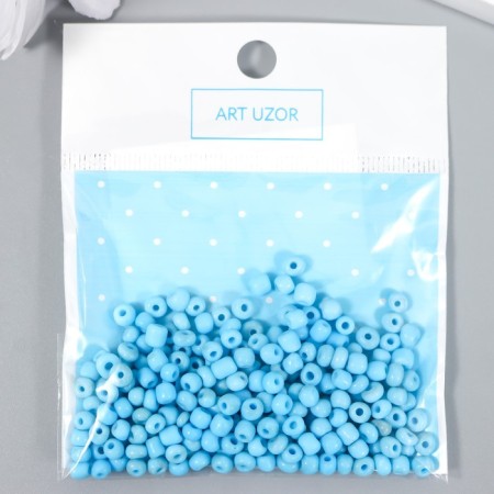 Round beads 6/0 "Blue" 20 g-2