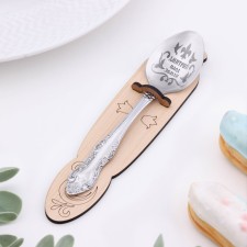 Spoon Named, tea, with an engraving 