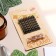 Candles in the cake "Golden pea", 6 cm, 10 pcs, black