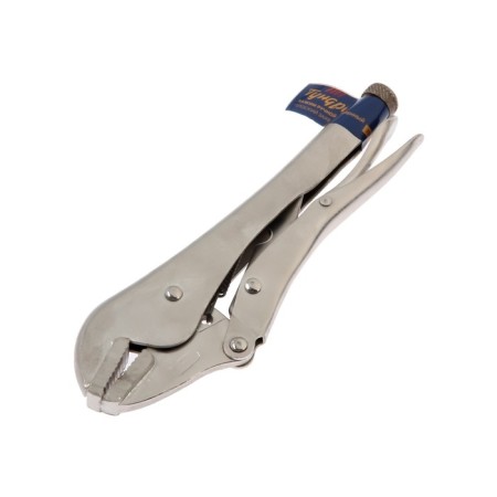 Hand tundra clamp, reinforced, flat capture, with a latch, 250 mm-4