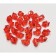Artificial ice, 260 pcs, 25 x 18 mm, red
