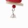 A toy with a carapace of karakatitsa, lufu and bell, 25 x 5 cm, pink