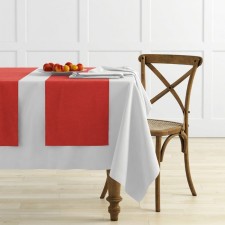 A set of tracks on the Ibitsa table, size 43 x 140 cm - 4 pcs, the color of the terracotta