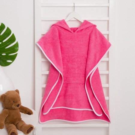 Poveri towel with pocket crumb I, pink color, size 24-32, 100 % cotton, 320 g/m2-1